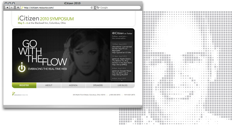 icitizen 2010 microsite